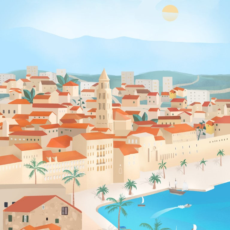 Split Skyline — Art Print